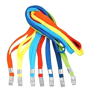 Mapi Klipsli-Polyester Dokunma Kart Askı İpi Açık Mavi 5 Adet