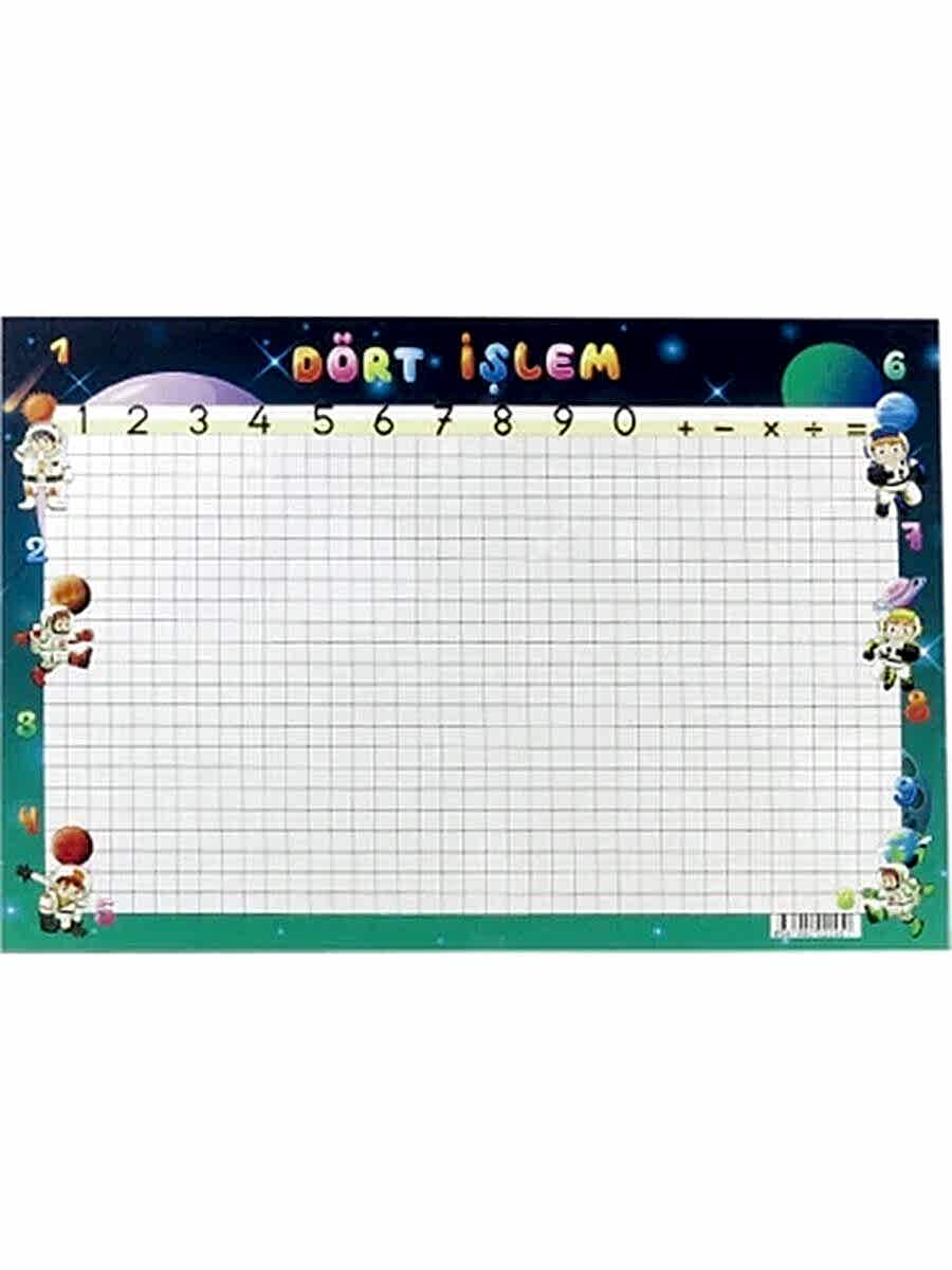 Odak Yayın A4 Yazı Çalışma Kartı