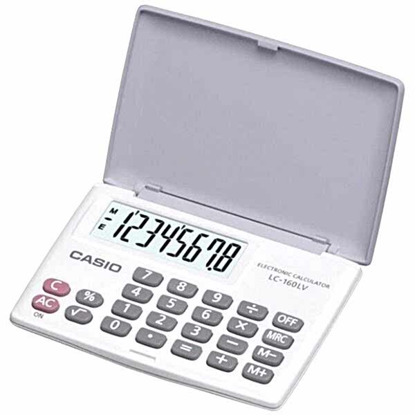 Casio Hesap Makinesi Masaüstü Lc-160Lv-We 8 Hane Beyaz