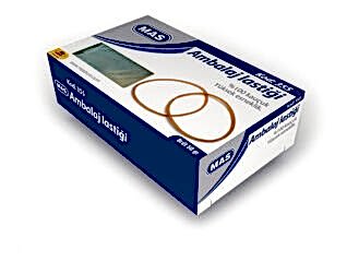 Mas Ambalaj Lastiği 80/50 Mm %100 Kauçuk 50 Gr Kutu