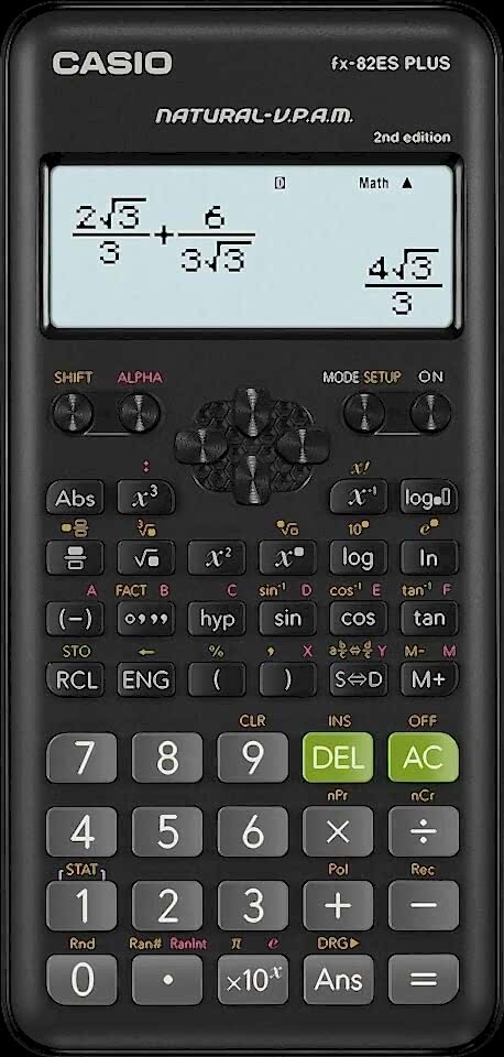 Casio Hesap Makinesi Bilimsel Fx-82Es Plus 12 Hane