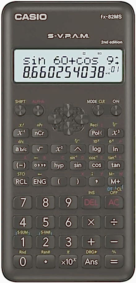 Casio Hesap Makinesi Bilimsel Fx-82Ms 12 Hane