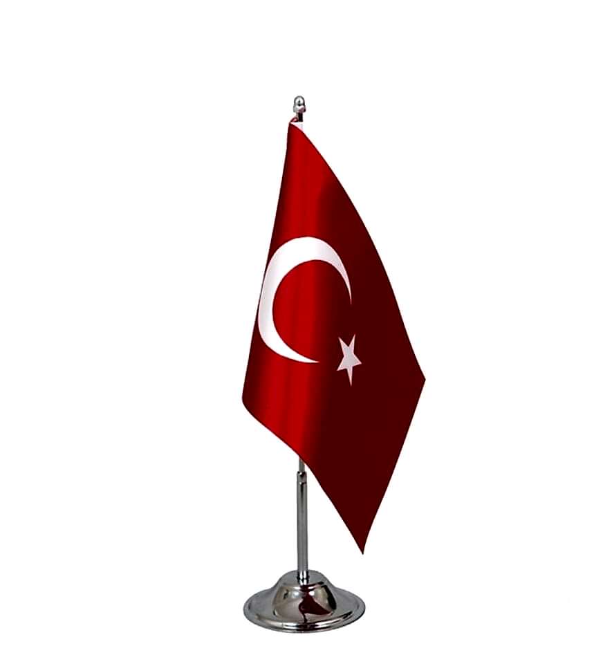 Buket 15x22,5 Cm Çift Katlı Masa Türk Bayrağı