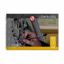 Talens Çizim Bloğu A4 120 Gr Spiralli 40 Yaprak