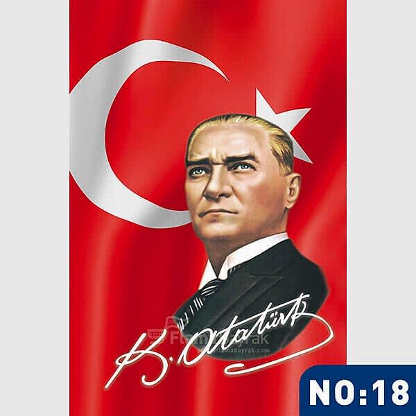 Buket 150x225 Cm Atatürk Posteri No 18