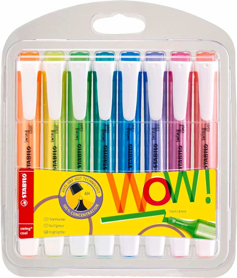 Stabilo Swing Cool 8 Li Paket