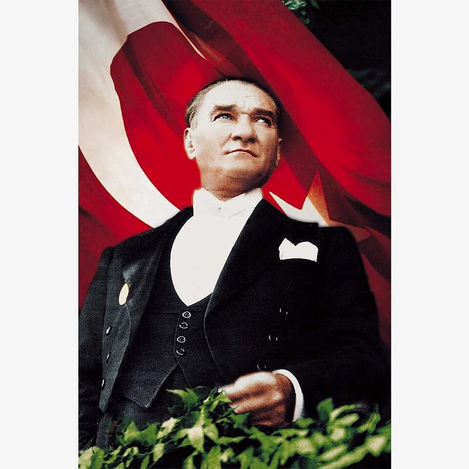 Buket 200x300 Cm Atatürk Posteri No 19