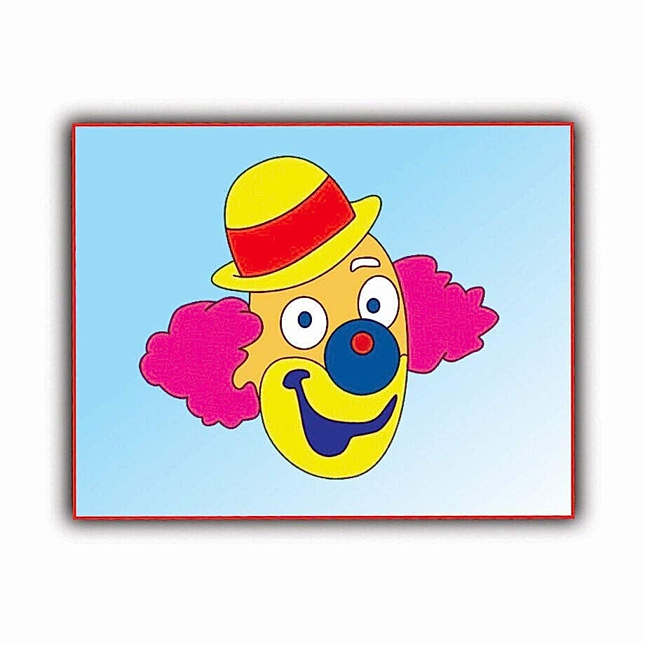 Artdeco Kids Desenli Tuval Boyama Seti 18x24 Cm Palyaço