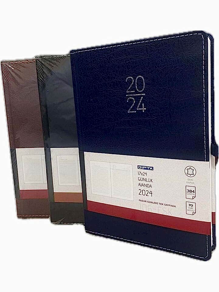 Gıpta 106-Esk Eko 17x24 Günlük Çizgili Ajanda