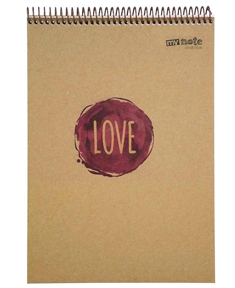 Mynote Bloknot A4 Kraft 100 Yp Kareli