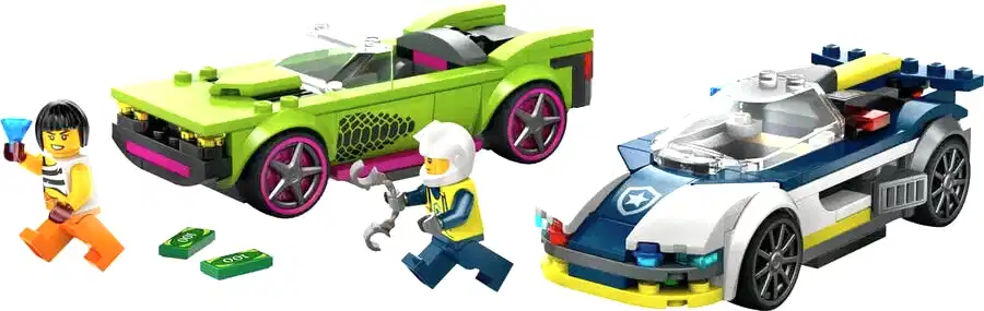 Lego Polis Arabası Ve Spor Araba Takibi&nbsp;