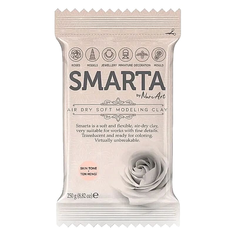 Nureart Smarta Havayla Kuruyan Modelleme Hamuru Ten 250 Gr