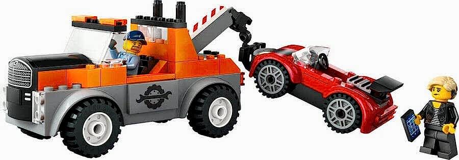 Lego City Çekici Kamyon Ve Spor Araba