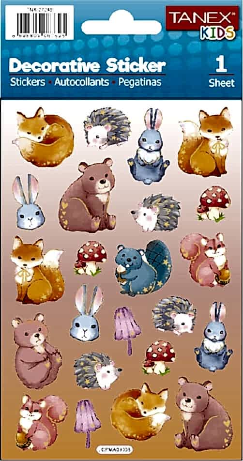 Tanex Tnx-27246 Puffy Orman Hayvanları Serisi