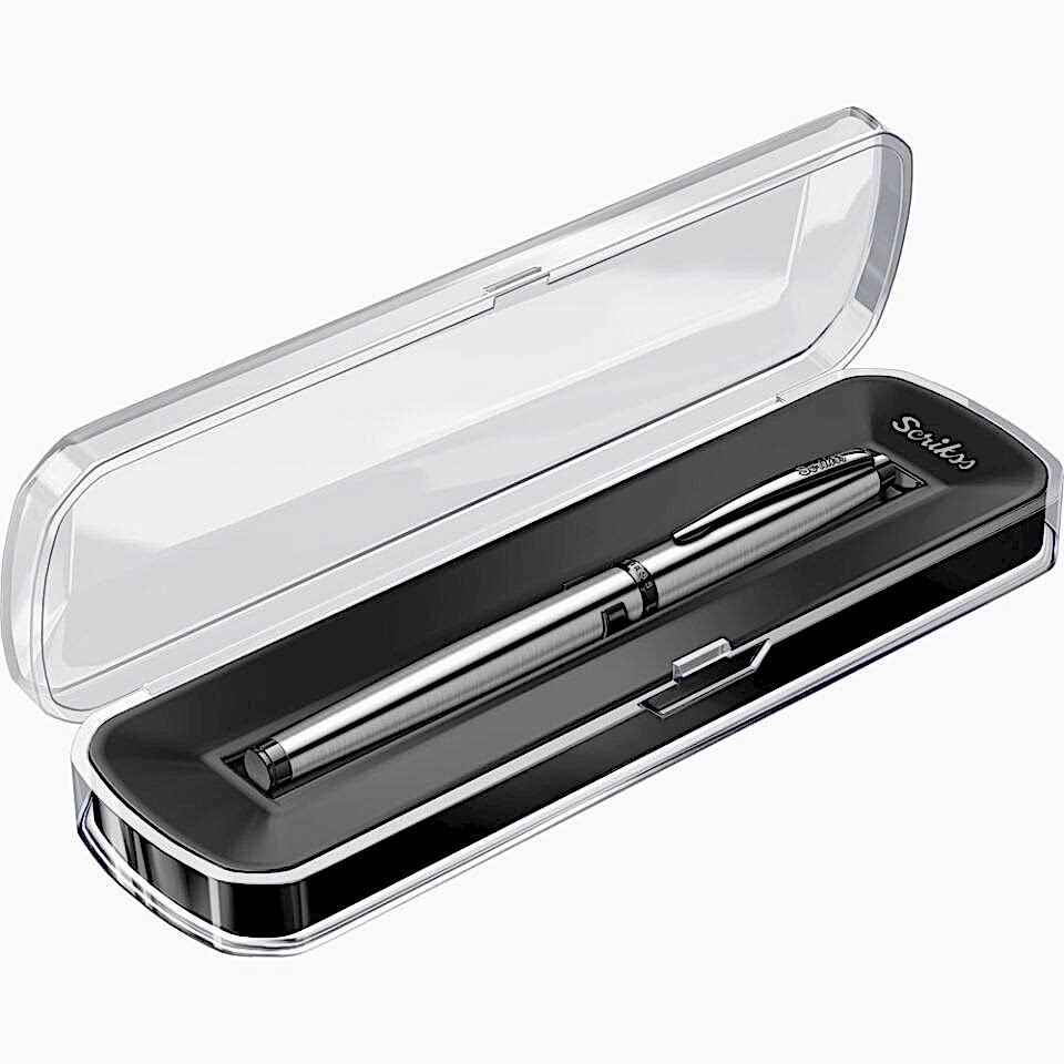 Scrikss 800M Roller Siyah Krom Kristal Kutu