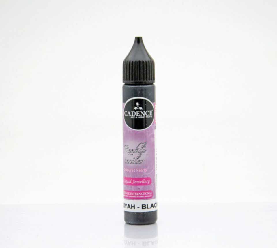Cadence Renkli İnciler Opak 572 Siyah 25 Ml