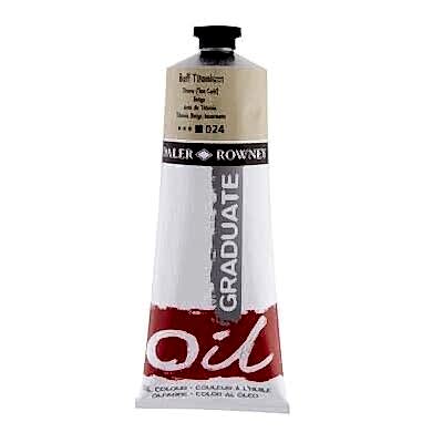 Daler Rowney Graduate Yağlı Boya Grad Oil 200 Ml Buff Titanium