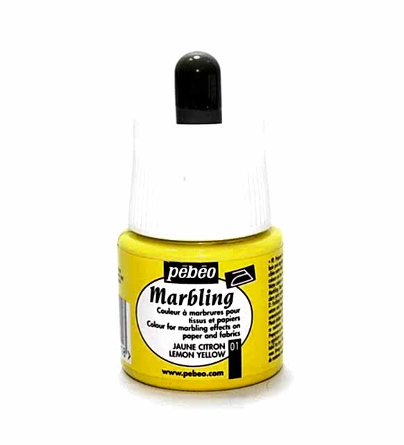 Pebeo Marblıng Ebru Boya45 Ml Şişe Lemon Yellow