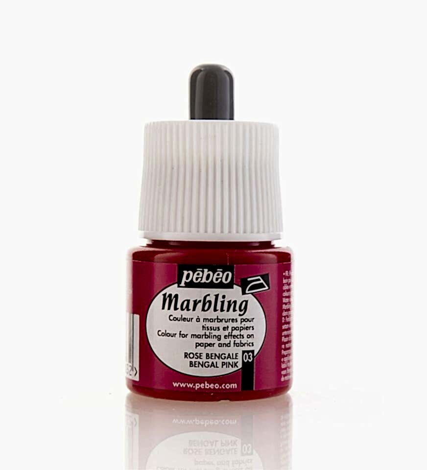 Pebeo Marblıng Ebru Boya 45 Ml Şişe Bengal Pink