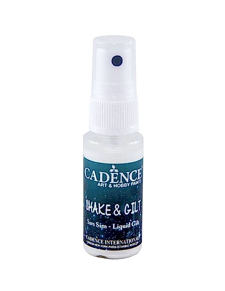 Cadence Shake & Gilt Sıvı Sim Gümüş 25 Ml