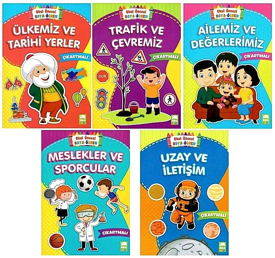 Ema Çocuk Okul Öncesi Boyaöğren 1-5