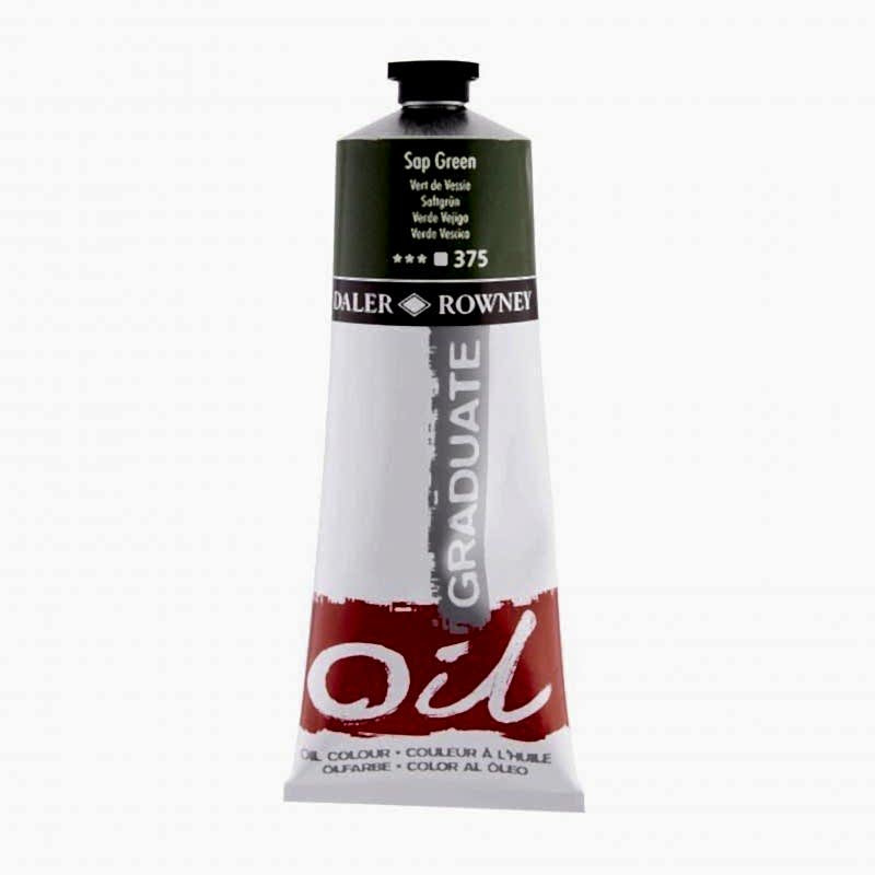 Daler Rowney Graduate Yağlı Boya Grad Oil 200 Ml Sap Green