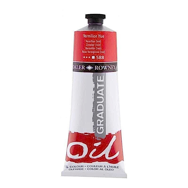 Daler Rowney Graduate Yağlı Boya Grad Oil 200 Ml Vermilion Hue