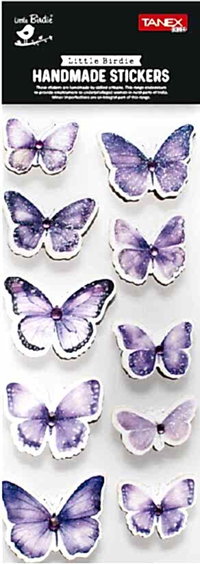 Tanex Tnx-28043 Handmade Taşlı Kelebek-3 Serisi