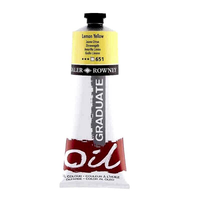 Daler Rowney Graduate Yağlı Boya Grad Oil 200 Ml Lemon Yellow