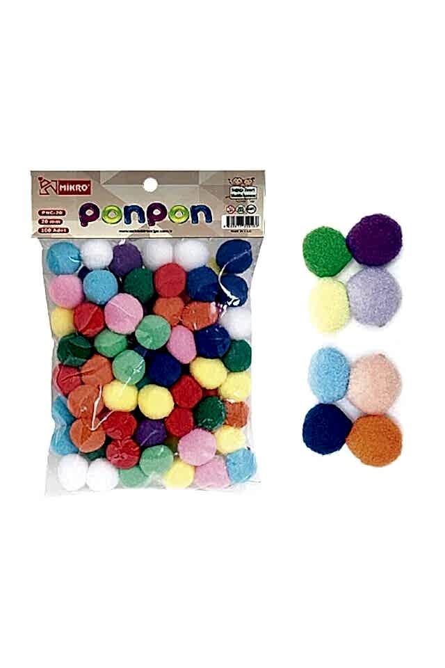 Mikro Pnc-20 20 Mm Ponpon 100 Ad