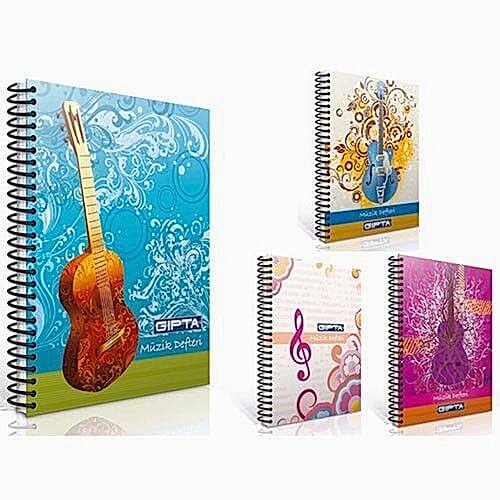 Gıpta Spiralli Müzik Defter A4 40 Yp