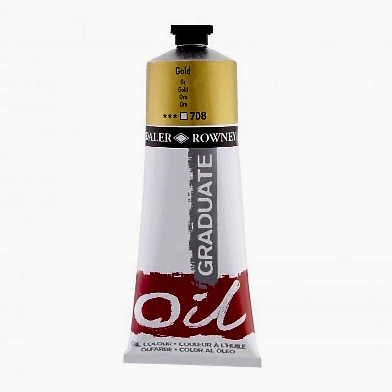 Daler Rowney Graduate Yağlı Boya Grad Oil 200 Ml Gold