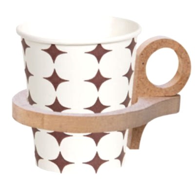 Okutan Ahşap Bardak Tutacak