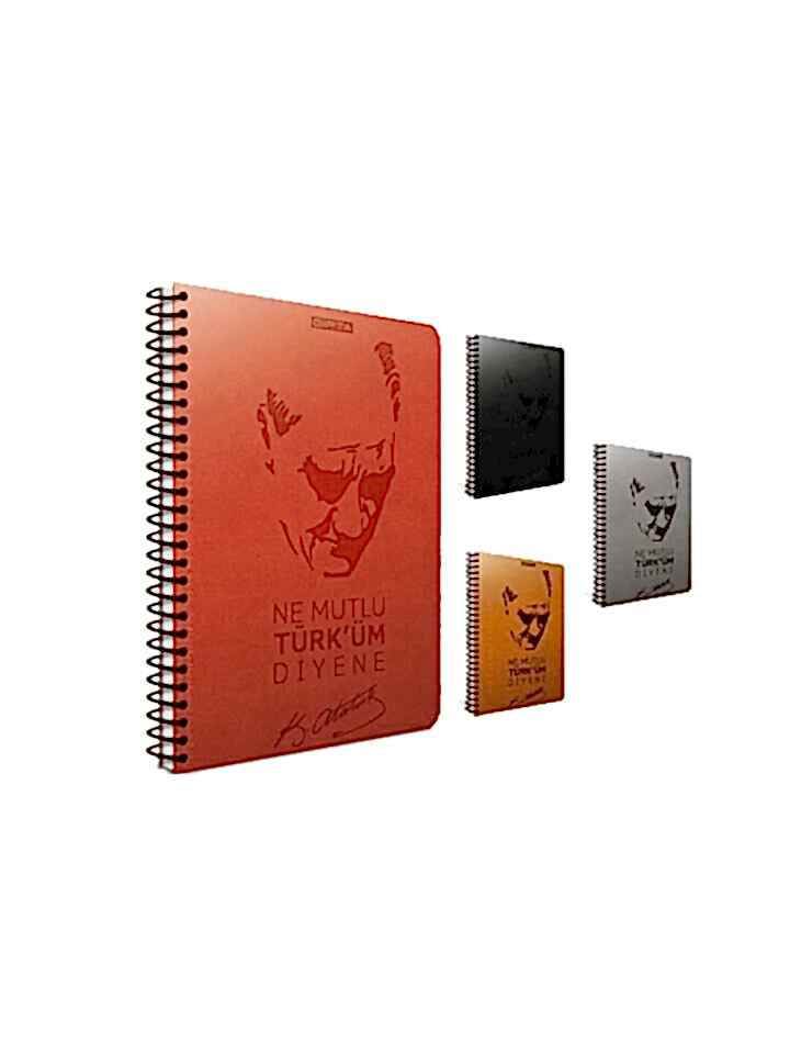 Gıpta Atatürk Sp Sert Kp Defter 17x24 120 Yp Çizgili
