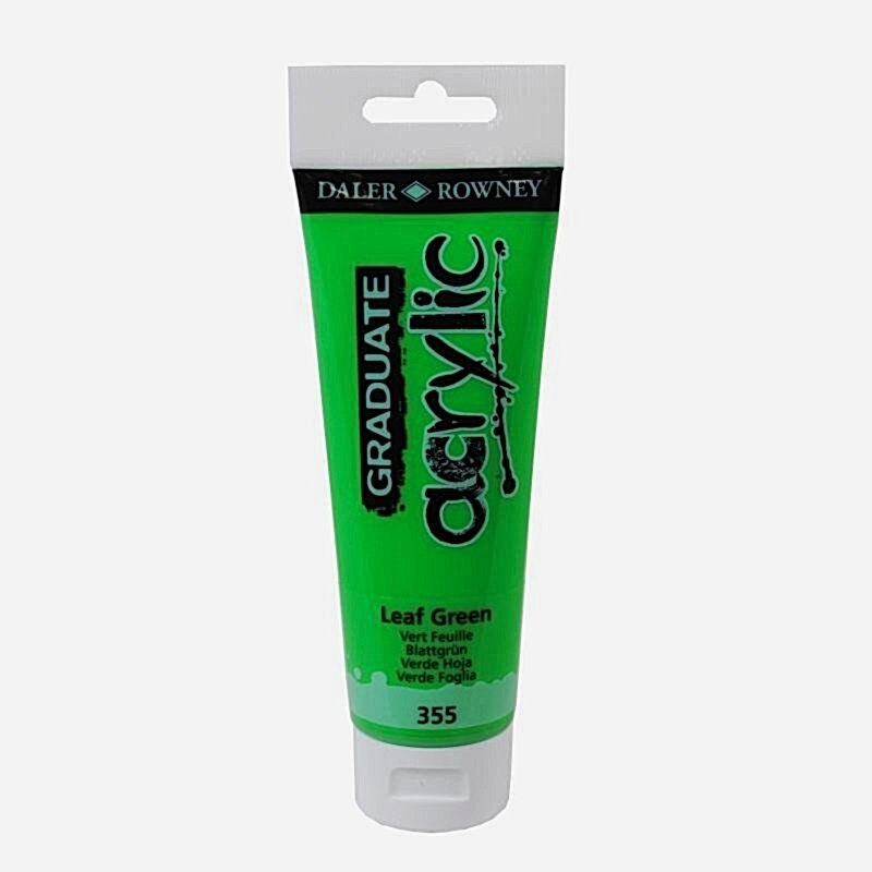 Daler Rowney Graduate Akrilik Boya Graduate Acrylic 120 Ml Leaf Green