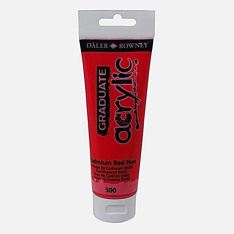Daler Rowney Graduate Akrilik Boya Graduate Acrylıc 120 Ml Cadmıum Red Hue