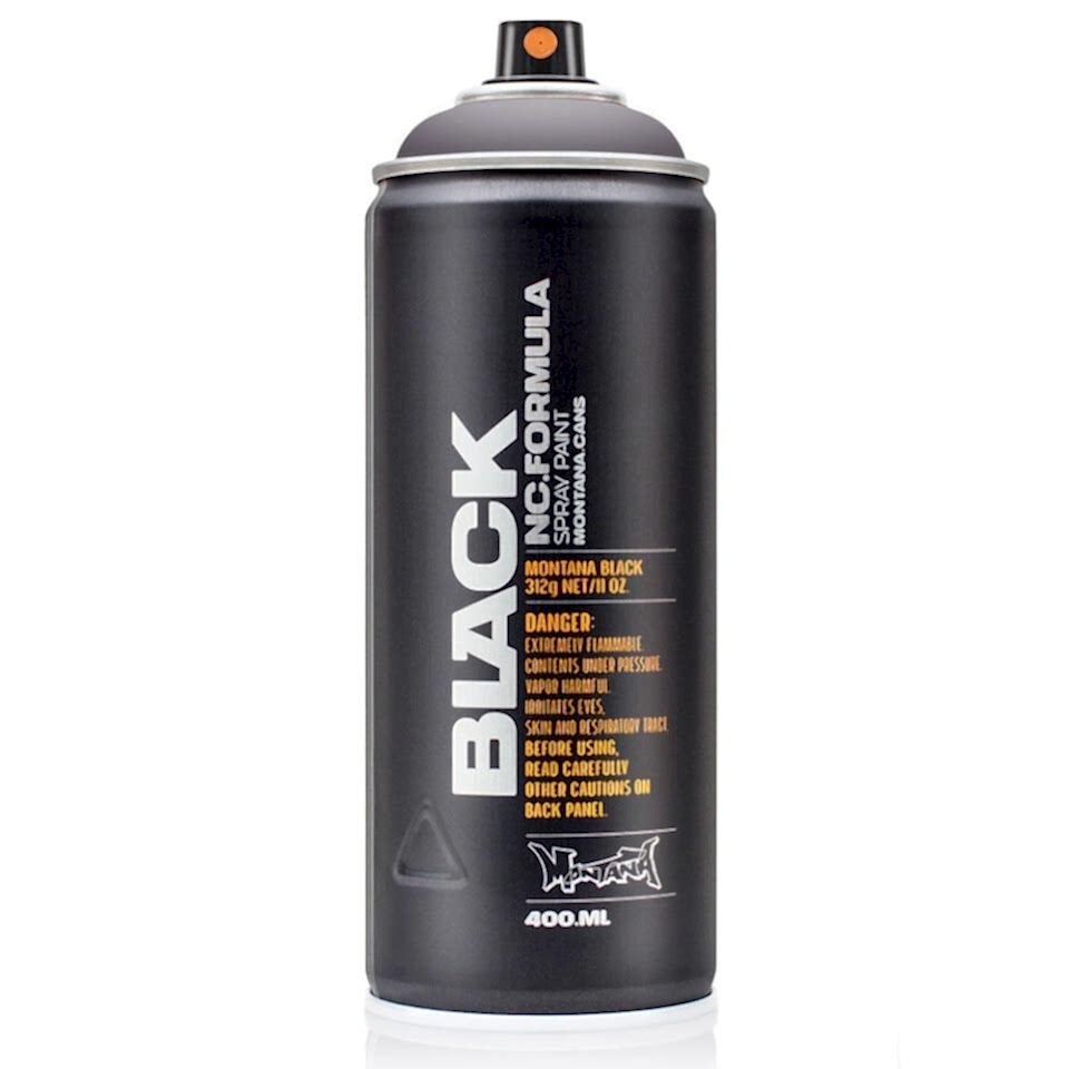 Montana Black Sprey Boya 400 Ml Nostradamus BLK7230