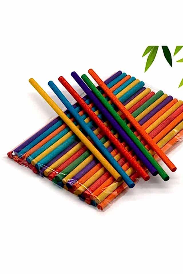 Brons Yuvarlak Çubuk Renkli Kalın