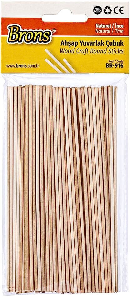 Brons Yuvarlak Çubuk Naturel İnce
