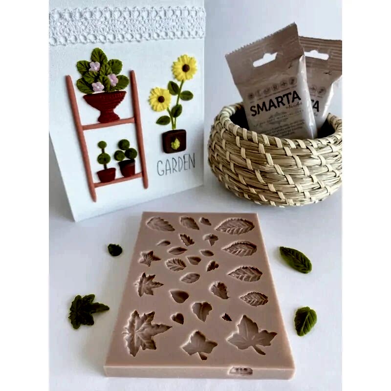 Nureart Küçük Yapraklar Mini Leaves Silikon Kalıp Sk1013012