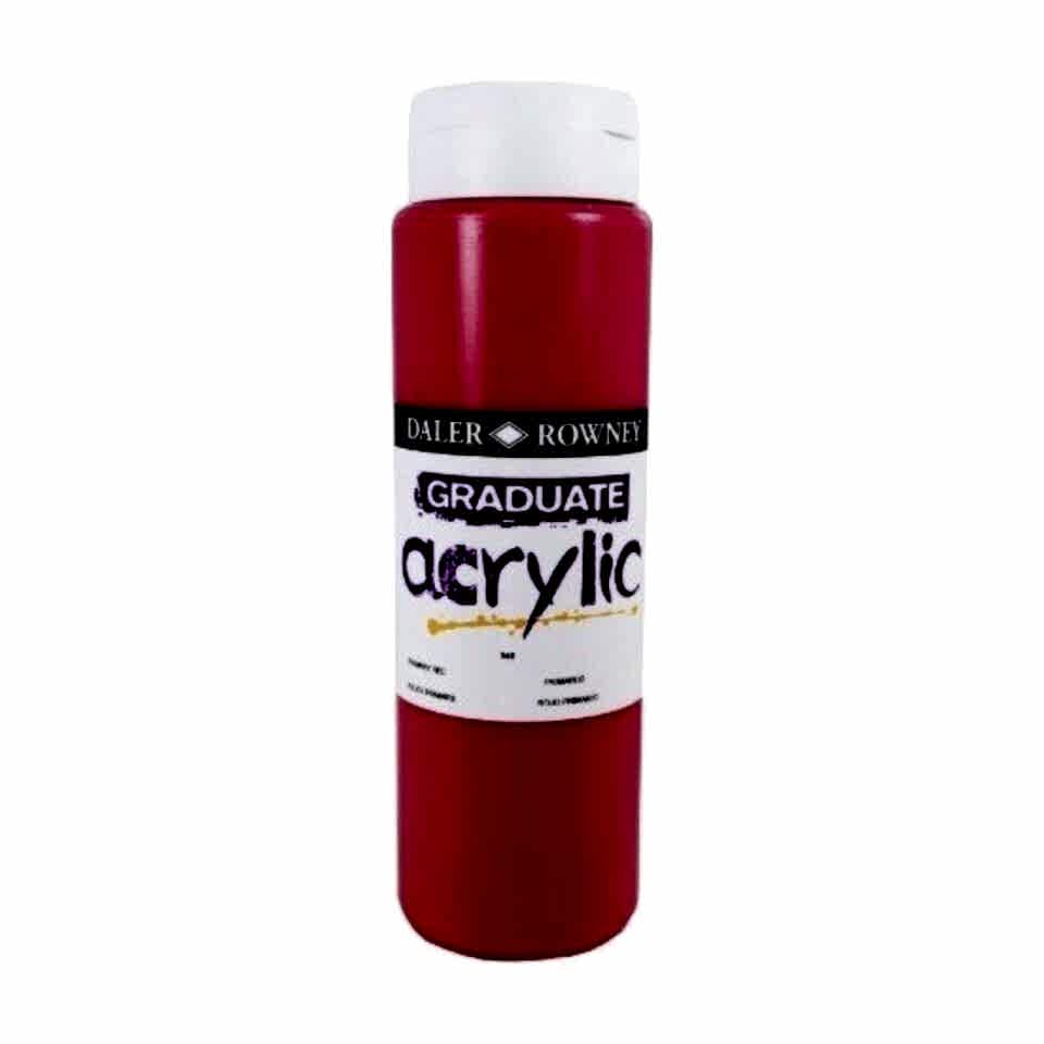 Daler Rowney Graduate Akrilik Boya Graduate Acrylic 500 Ml Primary Red