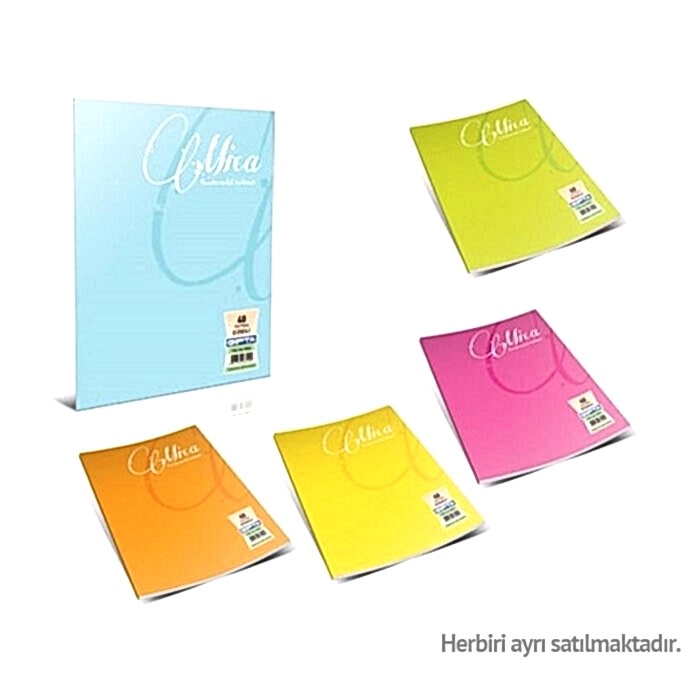 Gıpta Mıca Tel Dikişli Pp Kapak Defter A4 80 Yp Kareli