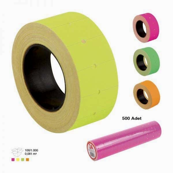 3A Fiyat Etiketi Pembe 10 Lu