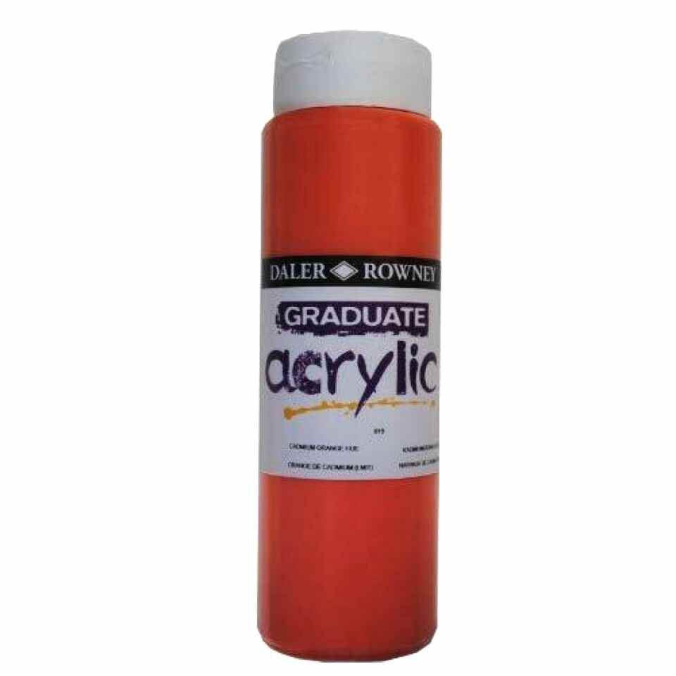 Daler Rowney Graduate Akrilik Boya Graduate Acrylic 500 Ml Cadmium Orange Hue