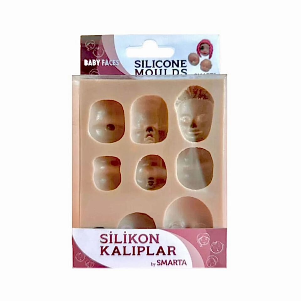 Nureart Bebek Yüzleri Baby Faces Silikon Kalıp Sk1013019
