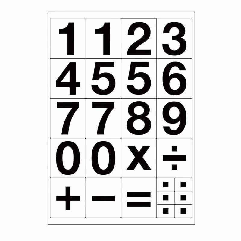 Tanex Stc51402 Stc-514 Rakam Etiketi 24 Mm Bold