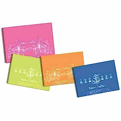 Gıpta Pp Kapak Spiralli Resim Defteri 35X50 25 Yp