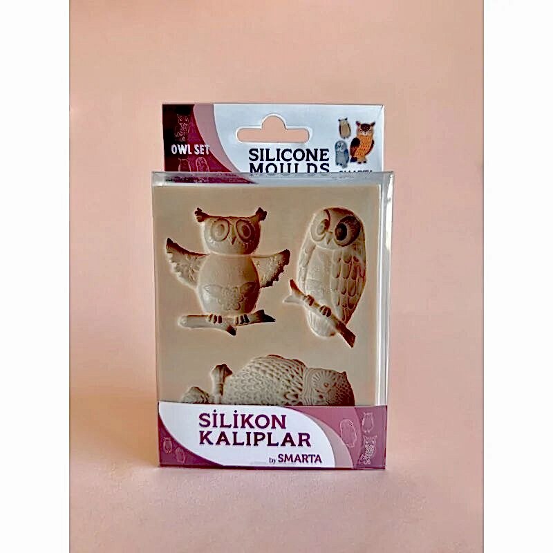 Nureart Baykuş Owl Silikon Kalıp Sk1013025