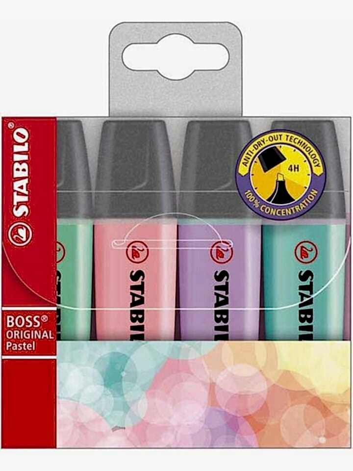 Stabilo Boss Original Pastel 4 Lü Paket 70/4-2