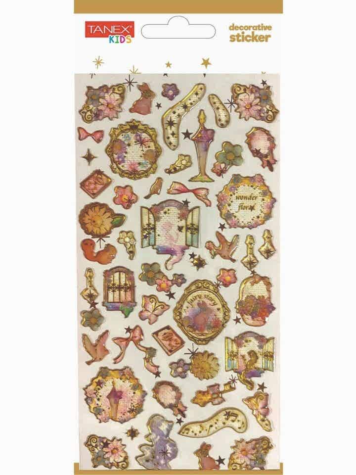 Tanex Tnx-5021 Decorative Sticker-22 Puffy Etiketi